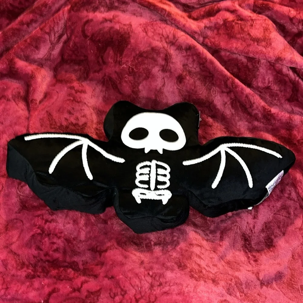 Bat skeleton pillow *FIRM PRICE*